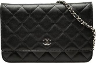 Chanel Pre-owned Wallet on Chain - - Pre-owned - Donna - Nero - ONE SIZE