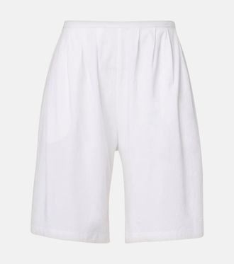 Khaite Poppy cotton Bermuda shorts