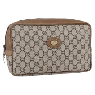 Gucci Pre-owned Clutches, female, Beige, Size: ONE SIZE Pre-owned Plastic Clutch