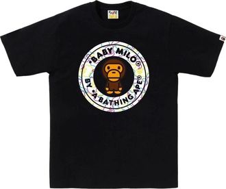 A Bathing Ape Neon Camo Milo Busy Works T-Shirt Black 2L30-110-009-BLK