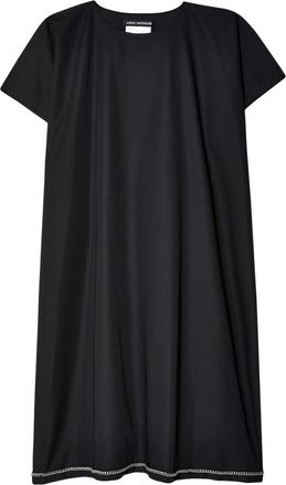 Junya Watanabe chain-trim T-shirt minidress - women - Polyester - S - Black