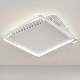 Trade Shop Plafoniera Led 35w Quadrata Bianco Lampadario Soffitto Moderno Luce Naturale 70692 - - Trade Shop Traesio