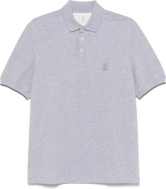 Brunello Cucinelli Logo-print Polo Shirt