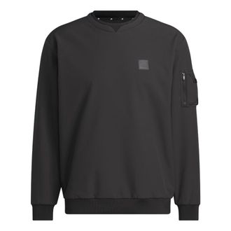 adidas Climawarm Brushed Sweatshirt Asia Sizing Black KG7113