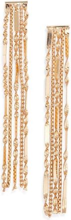 Open Edit Fringe Earrings in Gold at Nordstrom