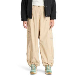 Timberland Funktionshose TIMBERLAND PARACHUTE PANTS, Damen, Gr. XL, N-Gr, beige (safari), Obermaterial: 100% Nylon, Hosen Funktionshose, aus Nylon, schnell trock