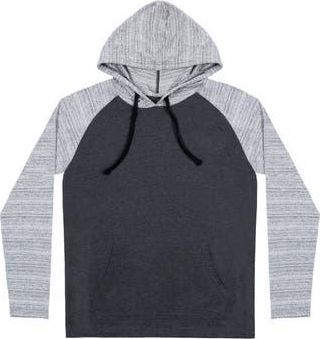 Burnside Raglan Sleeve Hoodie in Charcoal at Nordstrom Rack, Size Xx-Large