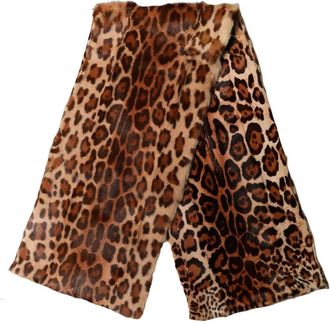 Dolce & Gabbana Sciarpa a Mantella - - Accessories - Donna - Marrone - ONE SIZE