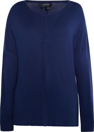 Usha Gebreide trui Dames marine