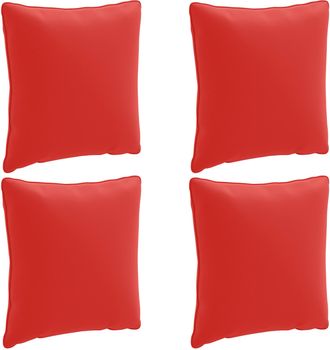 vidaXL Cojines De Respaldo De 4 Piezas Putten 4 Pcs 100% Poli&eacute;ster Vidaxl