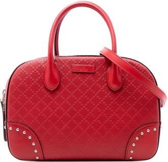 Gucci Pre-owned Gucci Diamante Bright Leather Satchel Ladies APC37TKVZOAZVKYS