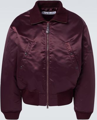 Acne Studios Logo bomber jacket