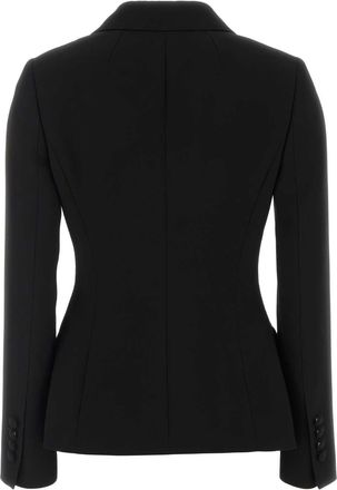 Dolce & Gabbana Wool Double-Breasted Blazer - Black