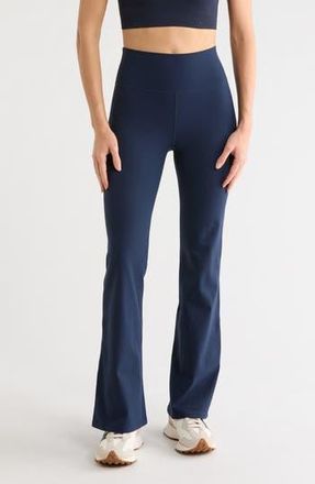 Zella Perform High Waist Flare Leggings in Navy Sapphire at Nordstrom Rack, Size X-Large