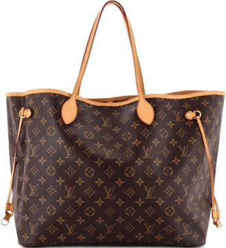 Louis Vuitton Neverfull NM GM shopper met monogram canvas - Bruin