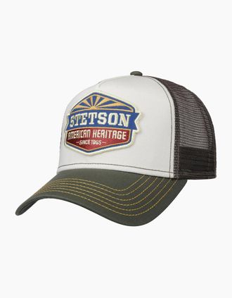 Stetson Mens Stetson Trucker Cap - Sun Green White