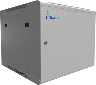 OEM Extralink 9u 600x600 Asp Wall-mounted Rackmount Cabinet Metal Door Gray Bastidor De Pared Gris