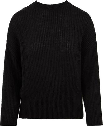 Akep Mgkd 07109 Sweater - Dames - Ronde hals truien - Zwart - M - Wol - Truien & Vesten