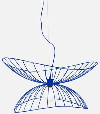 Globen Lighting Flexible Design Pendellampe Ray &oslash; 70 cm - K&ouml;nigsblau matt