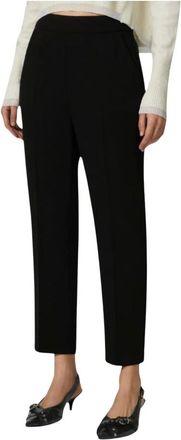 Pinko Parano Trousers - female - PINKO - Cropped Trousers - Black - XS - Trousers