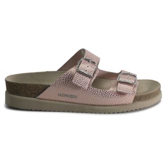 Mephisto Mephisto Harmony Leather Womens Slip On Sandals - Nude - Size:UK 8.5