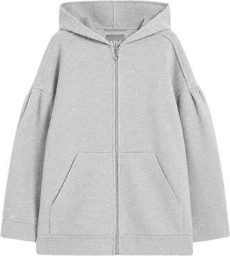 Max Mara Hoodies & sweatvesten, Dames, Grijs, M, Wol, Sottile Jas