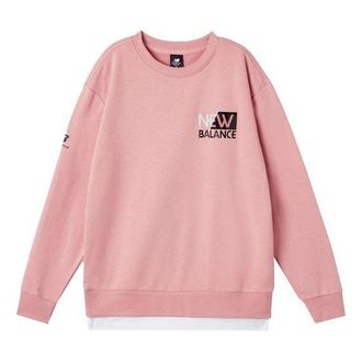 New Balance Casual Sweatshirts Asia Sizing Pink AMT11314-CYK