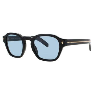 Prada Unisex Black Rectangular Sunglasses PRA16S16K04D