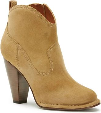 Frye Womens Ankle Booties In Brown