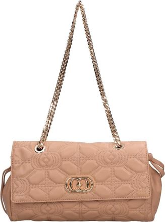 La Carrie Tassen, Dames, Roze, ONE Size, Leer, Leren Schoudertas