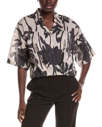 Brunello Cucinelli Elastic Hem Shirt