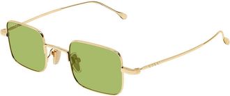 Gucci GG1813S 012 Mens Sunglasses Gold Size 43 - Free RX Lenses - Free RX Lenses