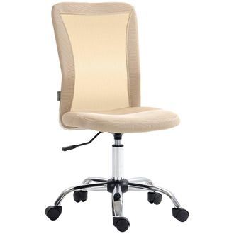 Vinsetto Silla de oficina 43x58x100 cm beige