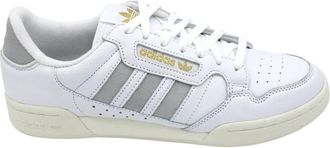 adidas Gestreepte leren sneakers met su&egrave;de inzetstukken - Heren - Skateschoenen - Wit - 42 EU - Su&egrave;de - Fitness