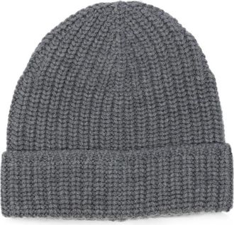 La Fileria Ribbed-knit Beanie Hat
