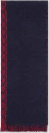 Gucci GG Wool Jacquard Scarf, Red, Wool