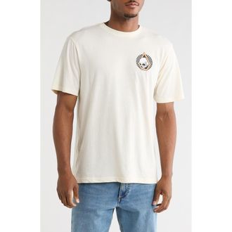 Volcom Arched Short Sleeve T-Shirt in Off White Heather at Nordstrom Rack, Size Large