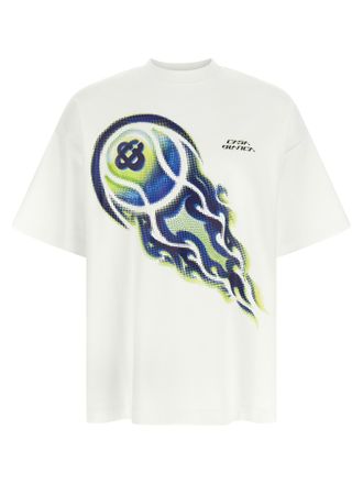 Casablanca White Cotton Mens T-Shirt