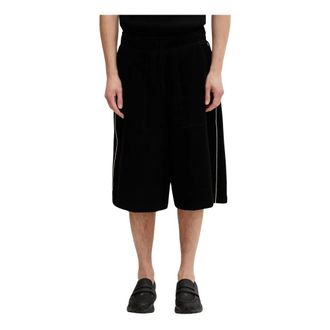 Wales Bonner Wales Bonner - Prince Shorts - Heren - Korte broeken - Zwart - Maat: XL Katoen