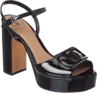 Valentino Vlogo Signature 115 Patent Platform Sandal