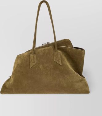 The Attico medium suede shoulder bag