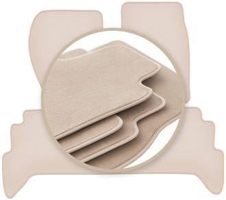 OEM Alfombrillas Beige Premium Para Land Rover Discovery I Todoterreno 1989-1998