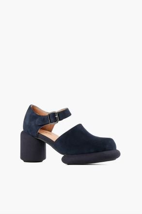 All Black Womens Mod Jane Shoes In Navy