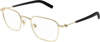 Montblanc Optical Frame - Heren - Brillen - Geel - 52 MM - Accessoires
