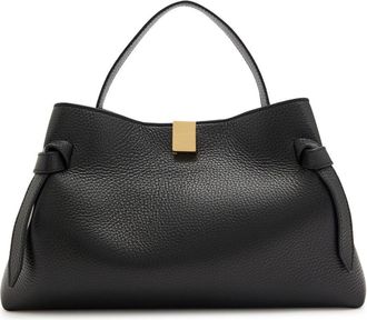 Yuzefi Gyoza Grained Leather Tote - Black - One Size