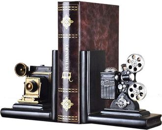 OEM Sujetalibros Antiguos Y Robustos, Prensas Para Libros Para Oficina, Estudio, Cd, Dvd, Decoraci&oacute;n (proyector De C&aacute;mara)