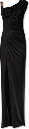 Versace Mouwloze jurk - Dames - Avondkleed - Zwart - S - Kleedjes