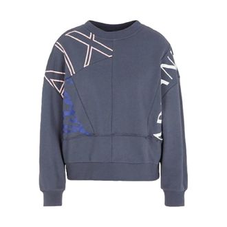 A|X Armani Exchange Unieke Grijze Trui voor Vrouwen - Dames - Sweatshirts - Grijs - XS - Katoen - Hoodies & sweatvesten