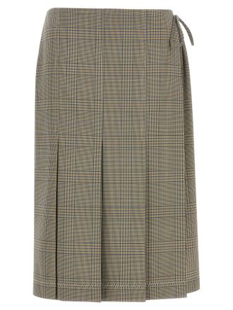 Marni Gray Polyester Midi Womens Skirt