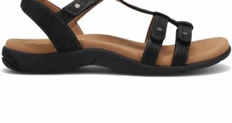 Taos Womens Trophy Sandals In Black Emboss